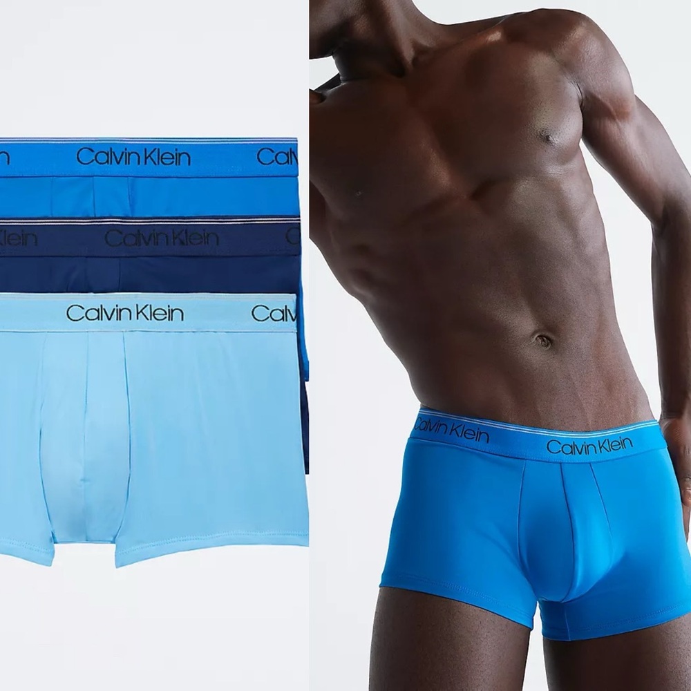 CALVIN KLEIN micro stretch 3-pack low rise trunk